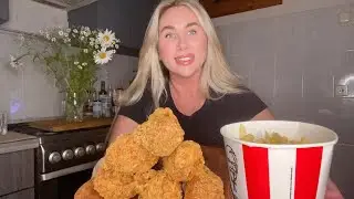 МУКБАНГ/НОЖКИ ИЗ KFC и КАРТОШКА ФРИ