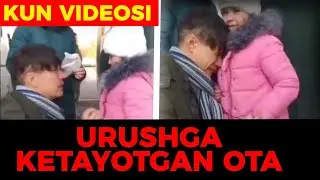 Бугуннинг энг қайғули видеоси...Урушга кетаётган ота ўз қизи билан хайрлашмоқда...