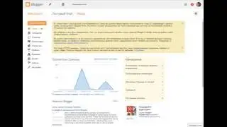 Блогер создание страниц
