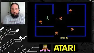 Berzerk (Voice Enhanced) on Atari 2600 | Brian Plays