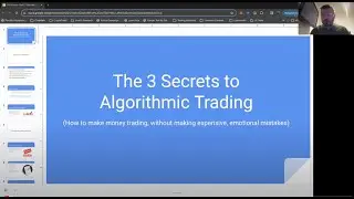 3 Secrets of Algorithmic Trading - Wednesday 05/29/2024