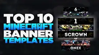 TOP 10 FREE MINECRAFT BANNER TEMPLATE #3 | Photoshop + Downloads