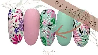 TUTORIAL  I  Embossed Flower Nail Art - I used gel paint to create this embossed nail design effect.