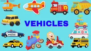 Transportation - Kids vocabulary -  Learn English for kids - English educational video