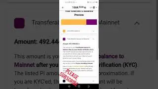 PI-NETWORK: WITHDRAWAL AMOUNT AND KYC VERIFICATION.