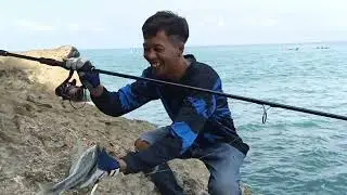 SHORE JIGGING | MANCING DI SPOT EKSTRIM | GUA LANGSE
