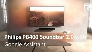 Philips PB400 Soundbar 2.0 with Google Assistant