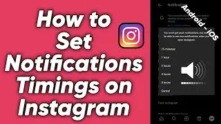 [New] How To Pause Instagram Notifications for hours | Set notification time limit