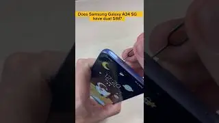 Does Samsung Galaxy A34 5G have Dual SIM? 