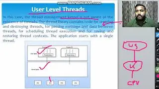 Lecture 7 'C' Kernel Level Threads, Multithreading Models, Difference b/w User & Kernel-Level Thread