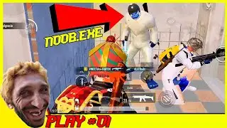 BGMI Noob .Exe Trolling Funny Gameplay || PUBG Noob Troll PLAY#01