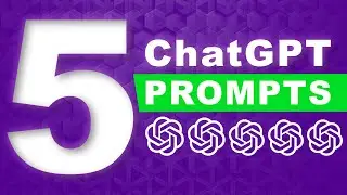 5 MUST KNOW ChatGPT Prompts For Content Creators