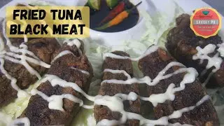 Savory Fried Tuna Black Meat