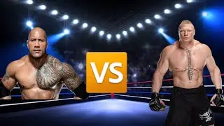 EBW THE ROCK VS BROCK LESNAR