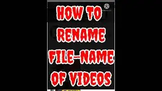 how to change filename of video #shorts #short