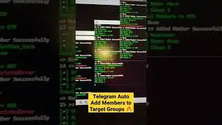 Telegram Auto Add Members to Target Groups / Channels Scripts 2022 🔥🔥✅✅