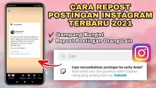Cara Repost Postingan Di Instagram |  Terbaru 2021