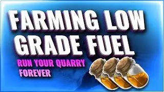 FARMING TONS OF LOW GRADE FUEL | RUST TUTORIAL / GAMEPLAY