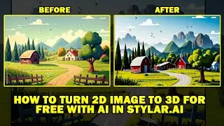 How To Turn 2D Image To 3D For Free With AI In Stylar.ai