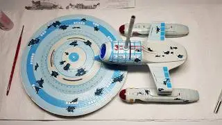 Applying battle damage to the USS Enterprise NCC-1701-C