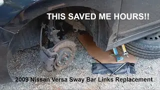 Replacing sway bar links 2009 Nissan Versa Hatchback - things I learned