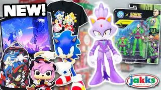NEW JAKKS SONIC X DC WAVE 3 FIGURES REVEALED! (BLAZE STARFIRE, & MORE SONIC MERCH NEWS!)
