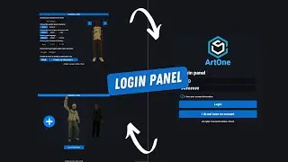 [ ArtOne ] - MTA:SA : Login Panel Roleplay |  لوحة تسجيل الدخول !!