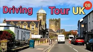 Coastal Driving Tour Northwest Wales: Afon Mawddach, Cardigan Bay Estuary and Barmouth (Gwynedd) UK.