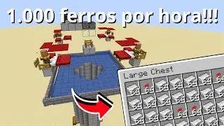 Como Fazer FARM DE FERRO Simples e Eficiente na 1.20!!!