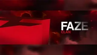 3D Header Speed art for FAZE Clan