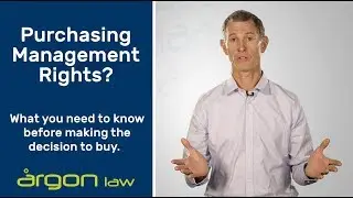 What are Management Rights? | Legal Advice from a Sunshine Coast Commercial Lawyer | Argon Law