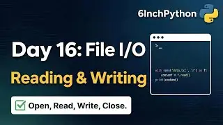 Python File I/O: The Professional Guide to open(), Modes, and the 'with' Manager