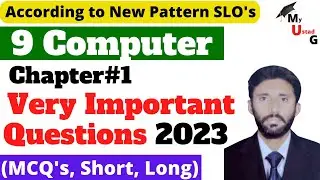 Class 9 Computer chapter 1 important questions | 9th class important questions 2023 | 