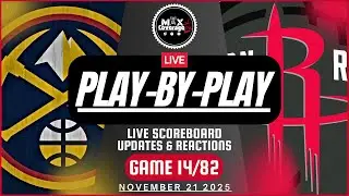 🔴LIVE - Denver Nuggets vs Houston Rockets - Play-By-Play & Reactions (11/21/25)