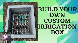 How To Build Concrete Orbit Valve Box for Irrigation 