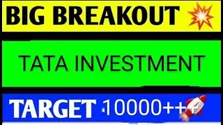 tata investment share latest news today, tata investment share analysis, tata investmentshare target