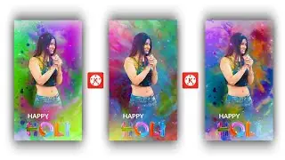 New Trending Holi Special Video | Dj Status | Kinemaster Video Editing | Kinemaster tutorial