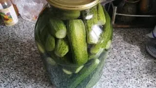 A recipe for amazing crispy cucumbers for the winter. I've been pickling them this way for 30 yea...