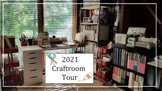Craftroom Tour 2021 full of storage ideas!