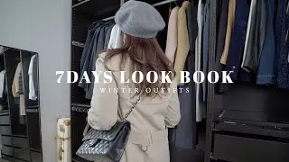 7 Days Winter Outfits from a Wardrobe of 25 All Seasons