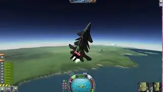KSP Extremely Maneuverable NO SAS Cobra/ Супер маневренный самолет Без САС кобра