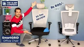 Best office Chair in India 2024 ⚡️ The Sleep Company ERGOSMART Pro SmartGRID Office Chair Review