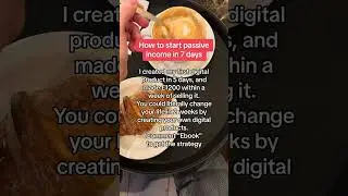 How to start passive income in 7 days