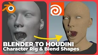 Blender to Houdini: Character Rig & Blendshapes