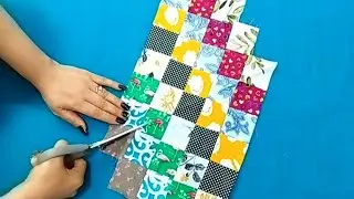 🍀Greative and easy sewing🍁Amazing idea with cilerful scrap