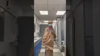 First time trying jilbab to uni.