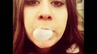 Blowing Bubble Gum Bubbles #499