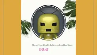 Marvel Iron Man Hall of Armor Iron Man Model 1 Deluxe Funko Pop! Vinyl