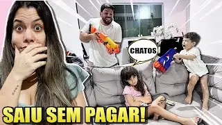 FIZERAM UMA GUERR@ NO DIA DAS CRIANÇAS * ganharam muitos brinquedos - R0UB0? | Kathy Castricini