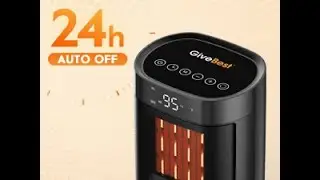 GiveBest 2022 New Arrivals Digital Oscillation Portable Heater, PTC-22DEO